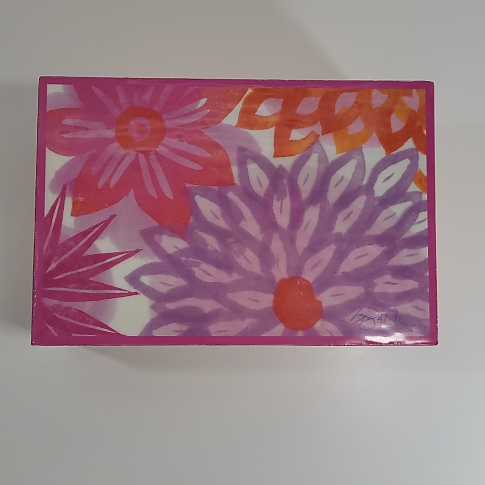 Flower Jewelry Box 9" x 4" x 6"